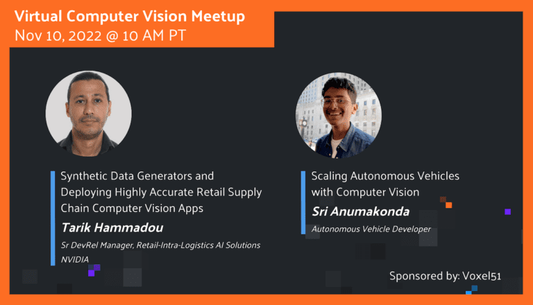 Nov 22 Computer Vision Meetup - Speakers
