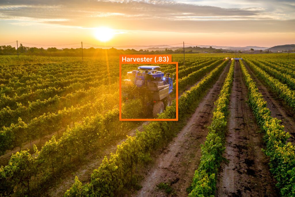 harvester agriculture AI app use case