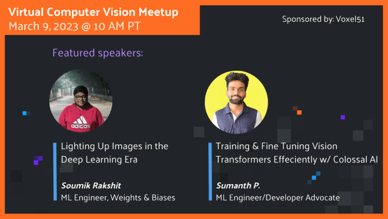 March ’23 Computer Vision Meetup