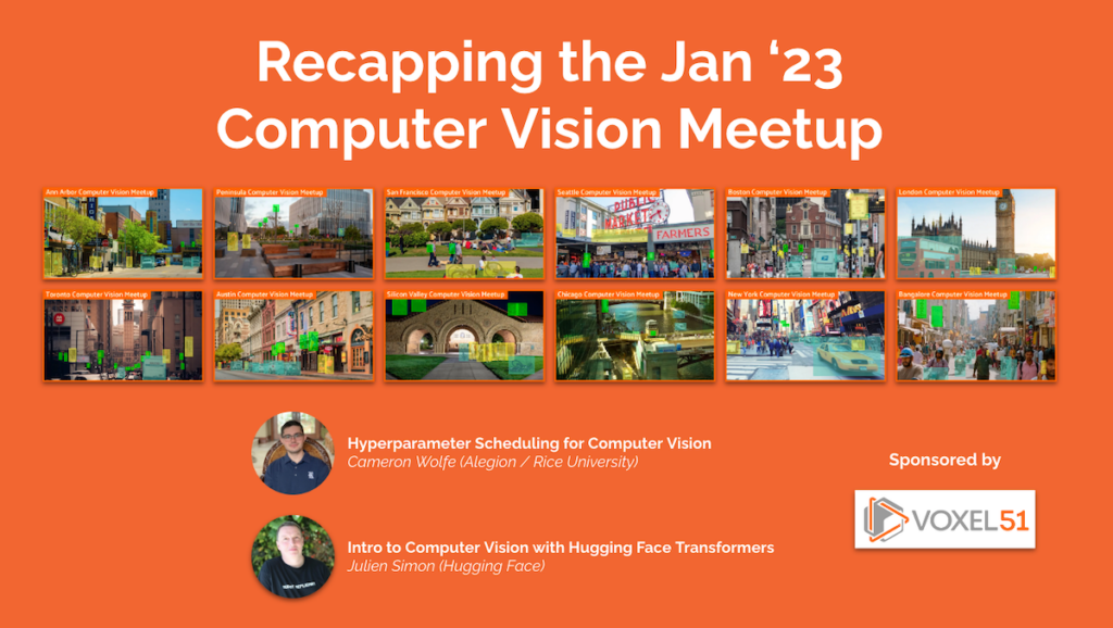 Recapping the January 12 2023 Computer Vision Meetup