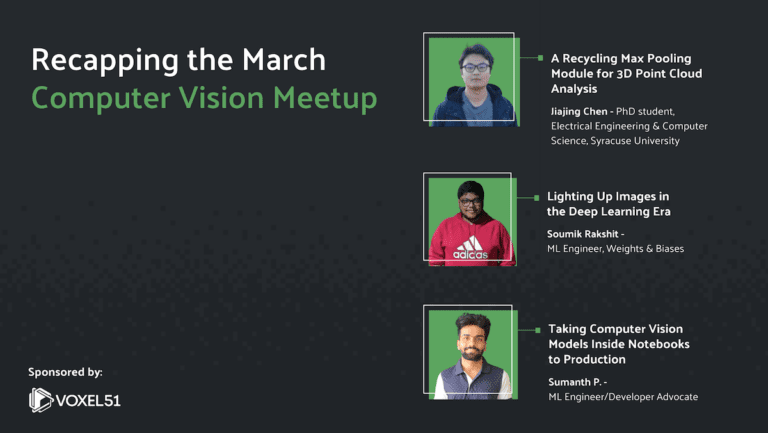 March computer vision meetup recap blog post