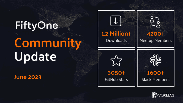 June 2023 FiftyOne community update stats