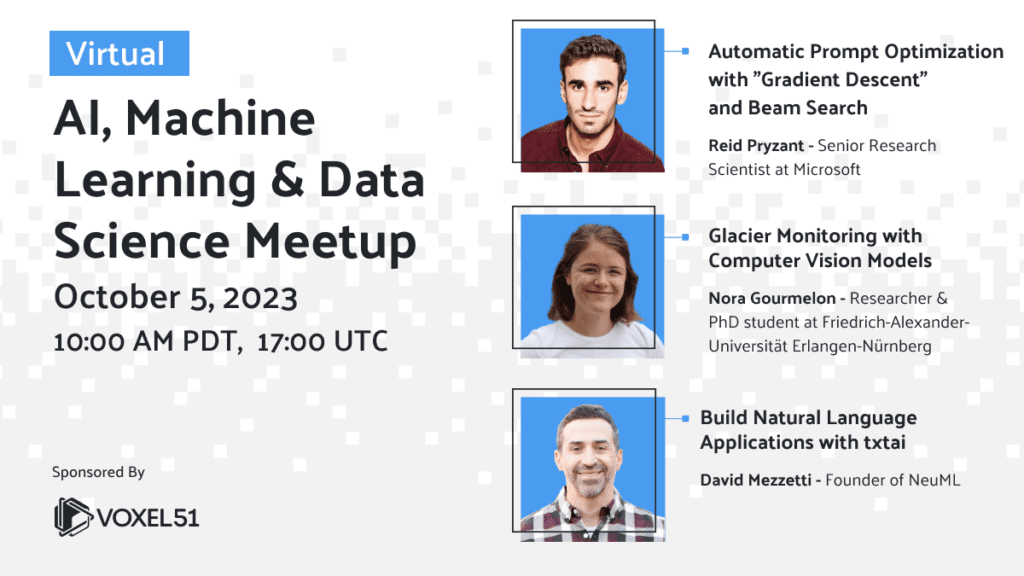 October AI, Machine Learning & Data Science Meetup